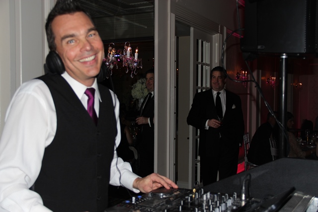 Me mixing and apparently I had someone admiring my work