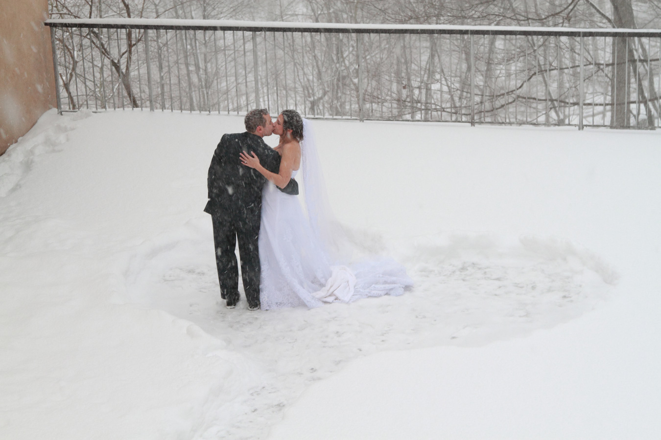 Dana and Anthony And Their Winter Wonderland Wedding (Photo by Milestones Photography 646-548-8652)
