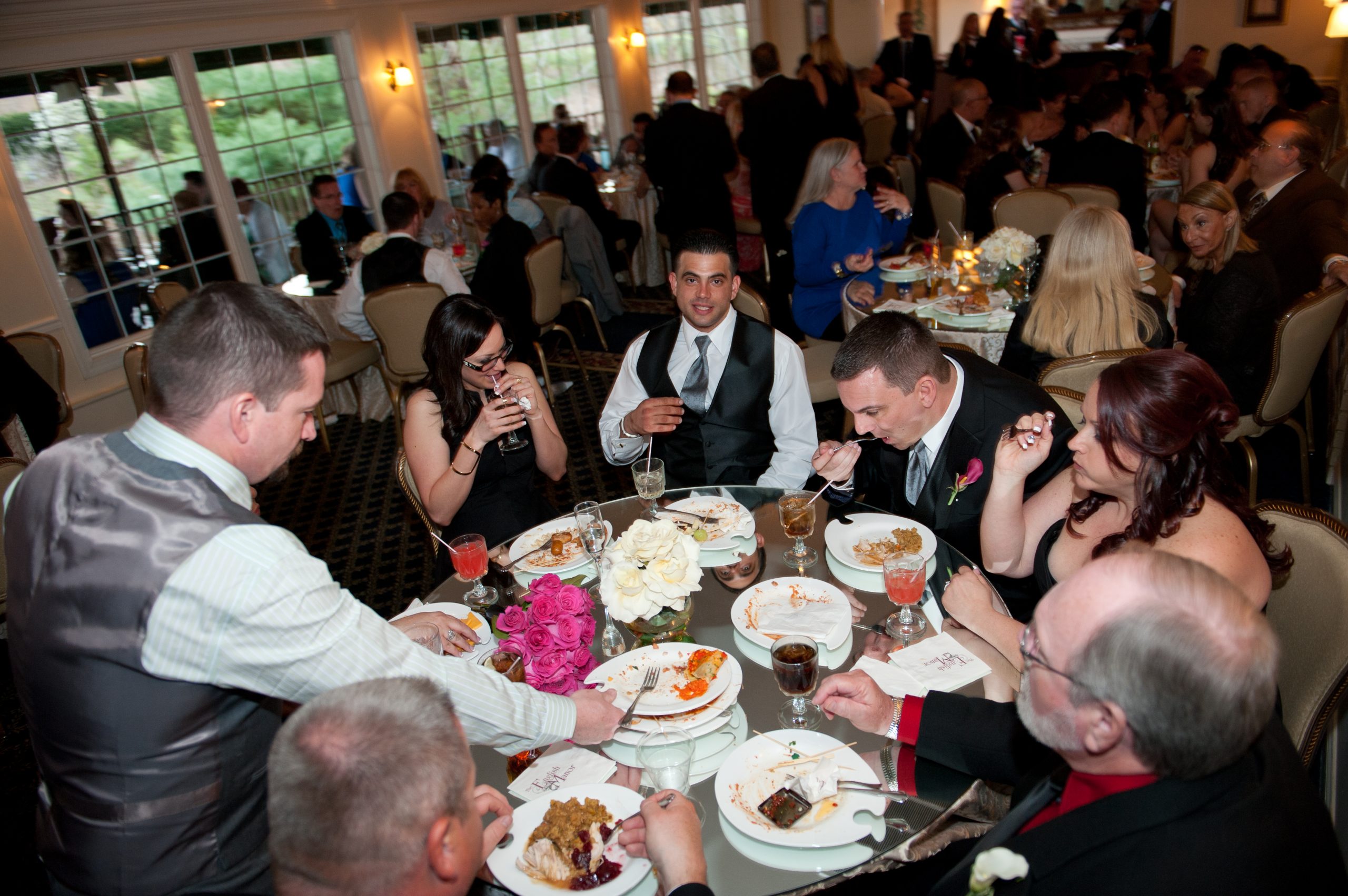 While your guests are eating it's a perfect time to hear some of your (non-danceable) favorites