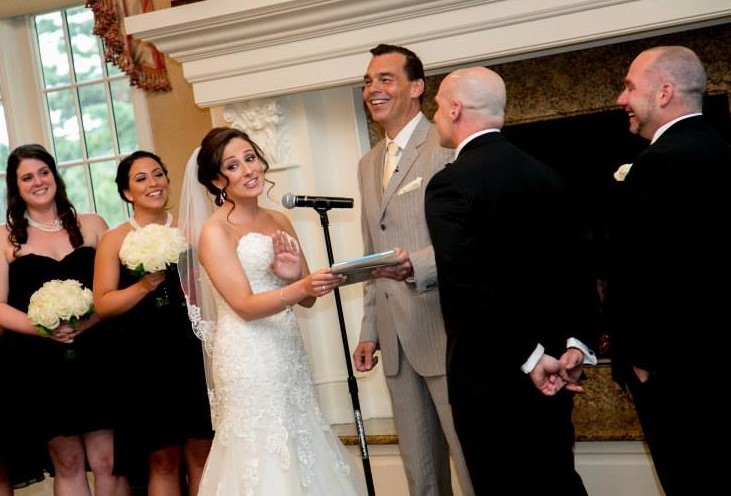 Kris and Danielle asked me to officiate their wedding and their comfort level with me definitely helped make for an awesome ceremony