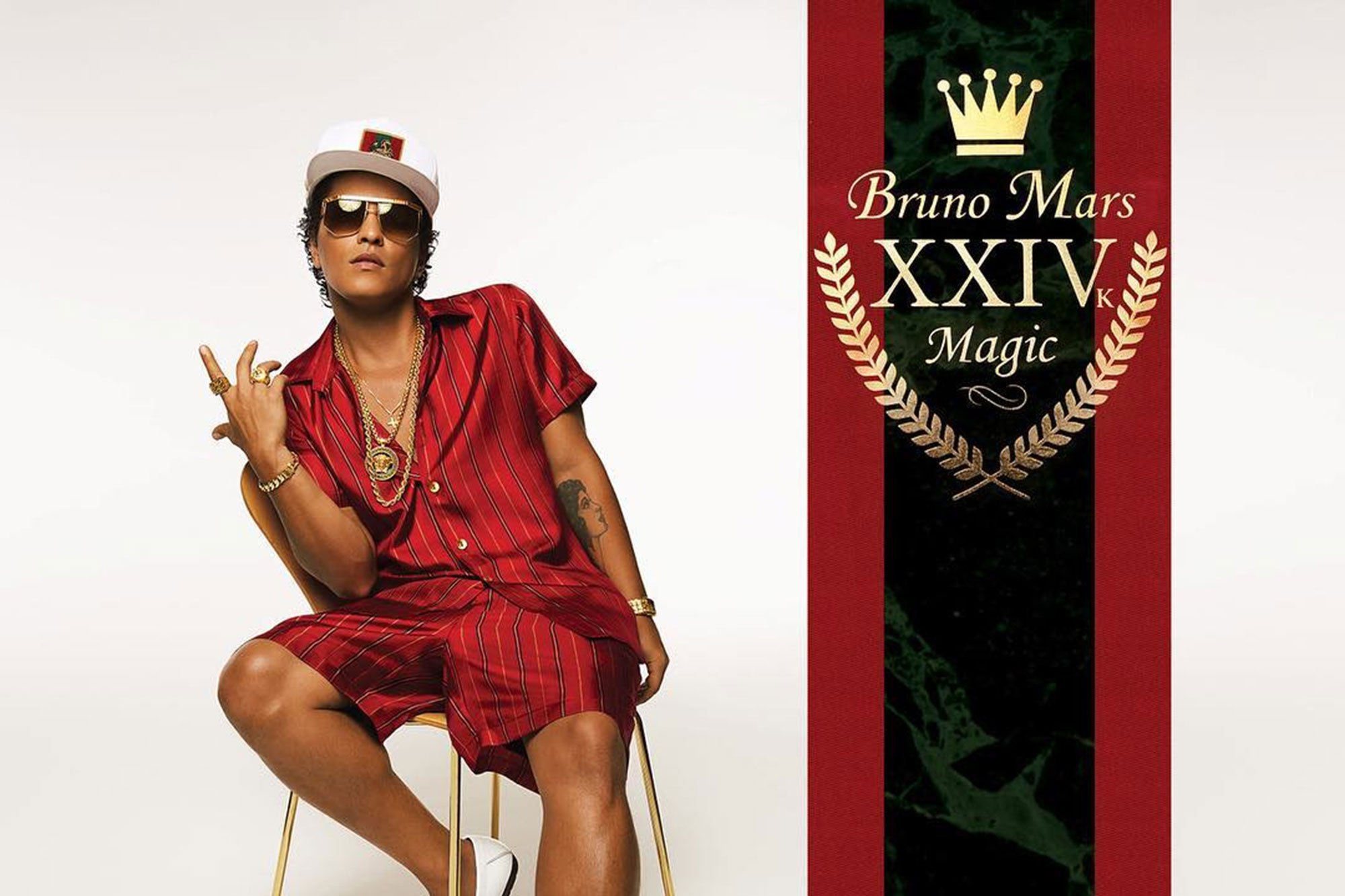 K magic. Bruno Mars 24k Magic album.