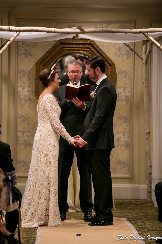 Reverend Ben always performs an awesome ceremony