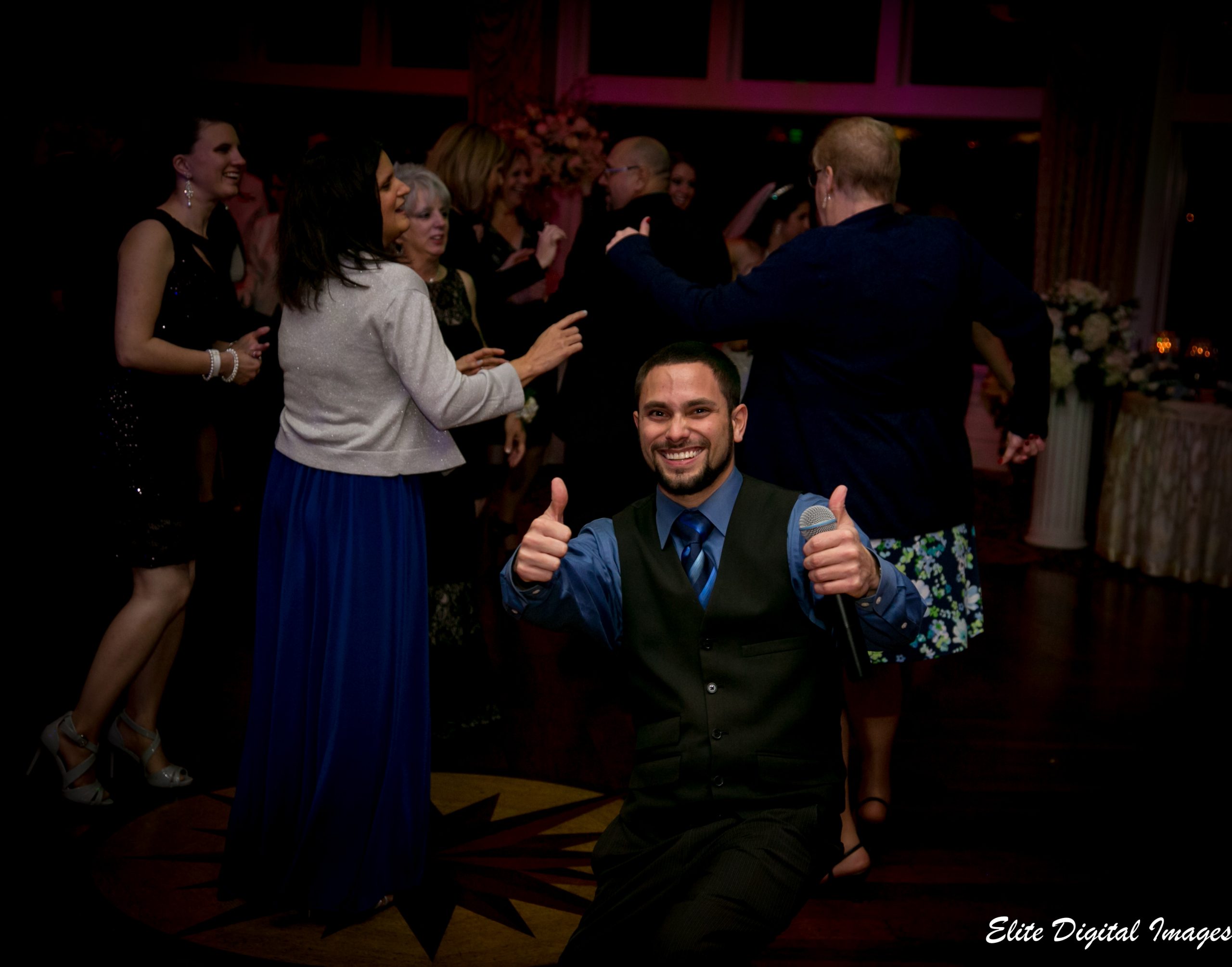 Dan Gives 2 Thumbs Up for a Great Celebration