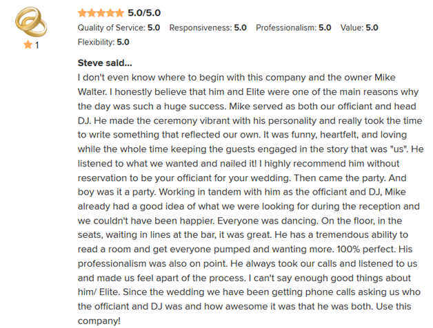 mike-walter-wedding-wire-review-from-jamie-and-steve