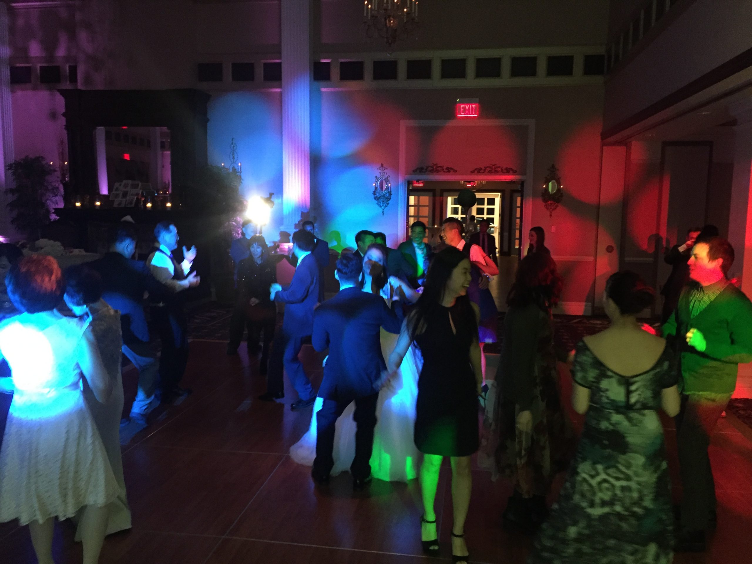 This shot does not do the dance floor justice!