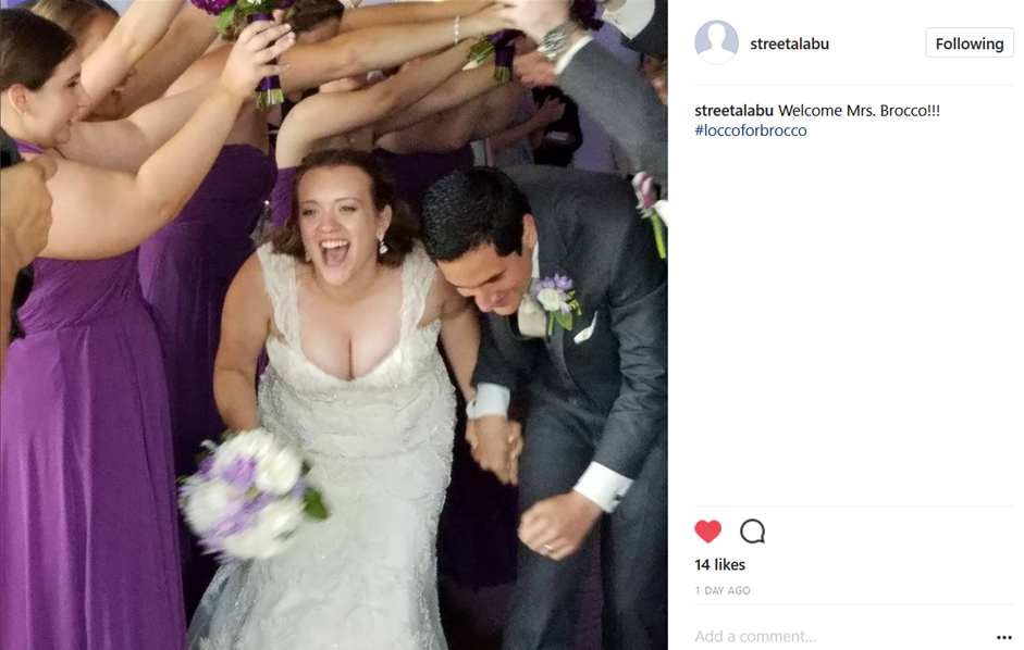 One of their guests uploaded this picture to Instagram. I found it using their hashtag. Every couple nowadays should use a personalized hashtag. A great way to relive your day instantly!