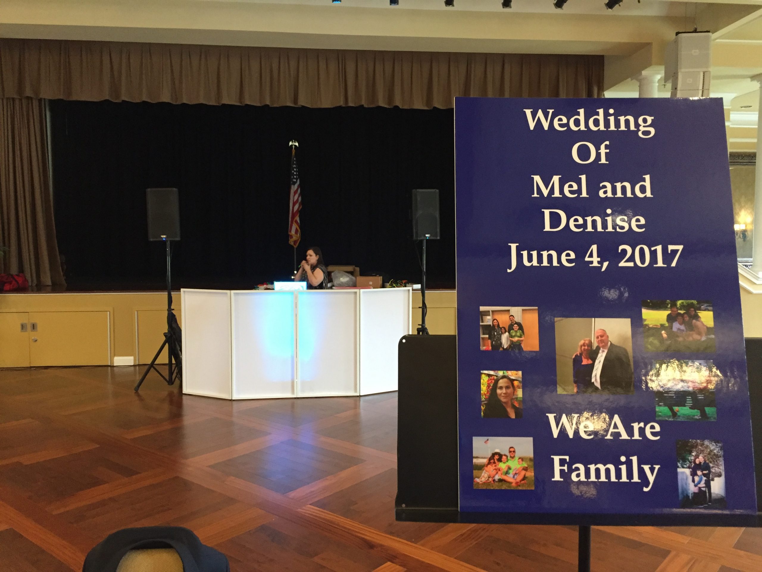 As the sign Mel had made said, it was all about family!