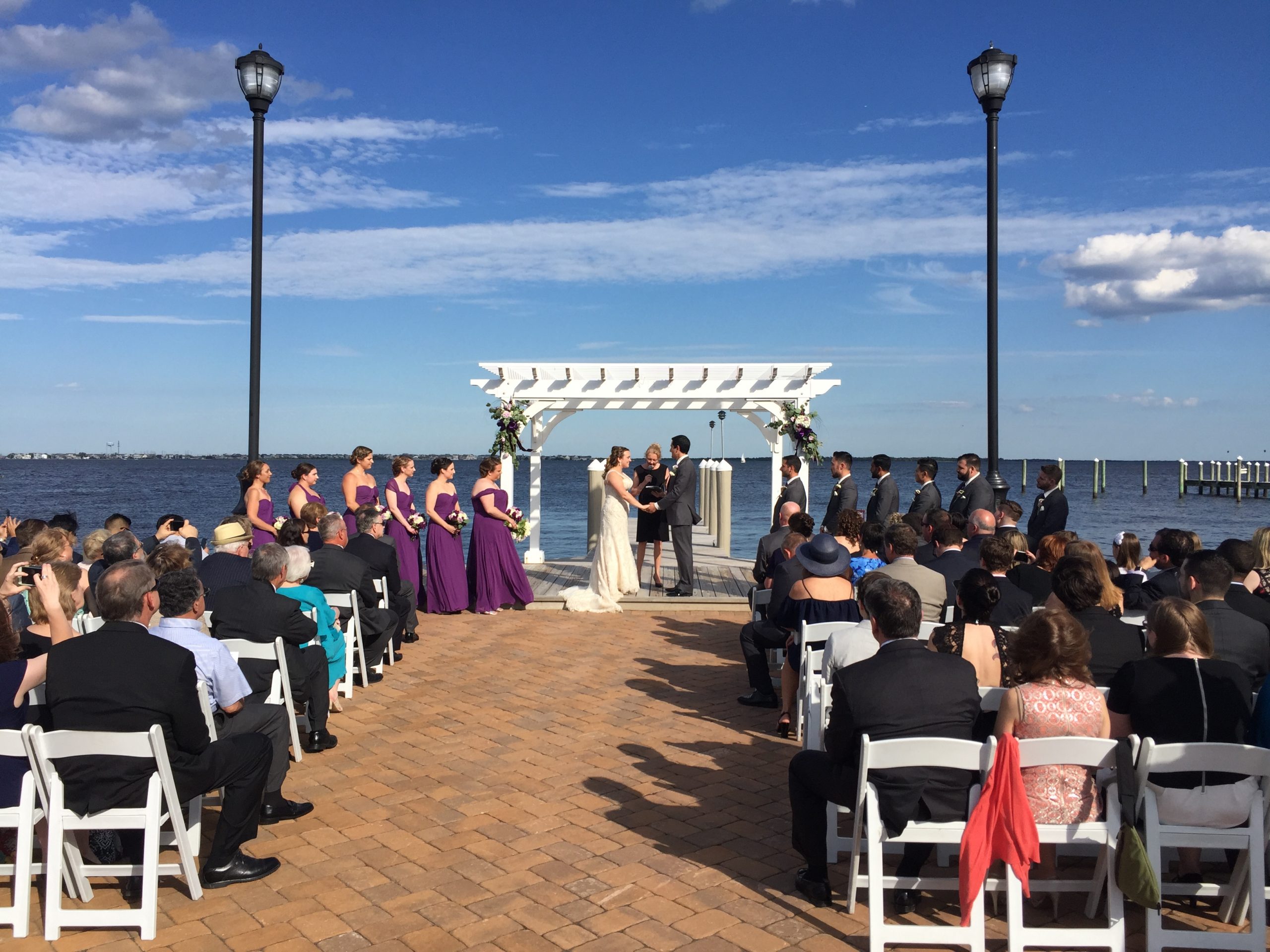 What a spot for ceremony!