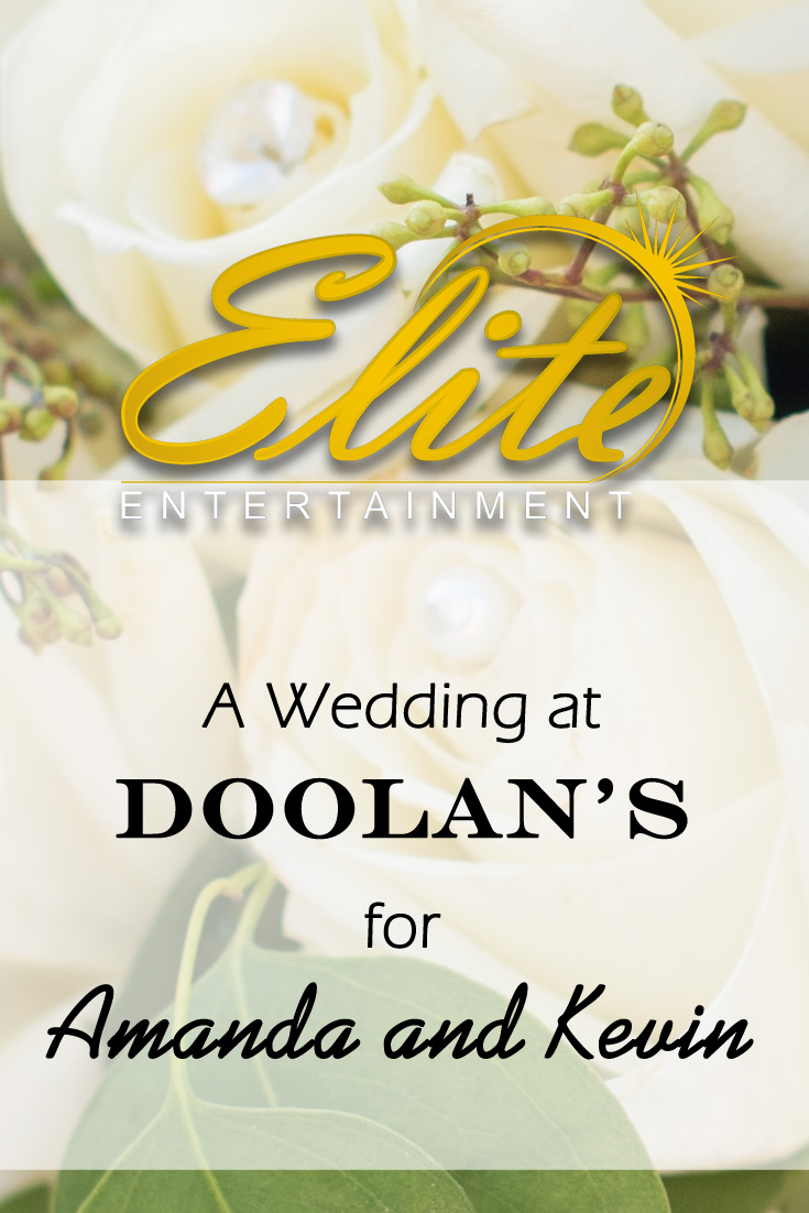 Elite Entertainmet pin - Doolan's Wedding for Amanda and Kevin