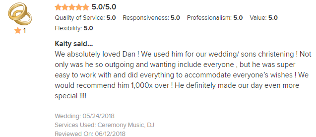 EliteEntertainment_WeddingWireReview_NJWedding_DanFumosa 2018 5-24-18