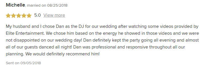 EliteEntertainment_WeddingWireReview_NJWedding_DanFumosa 2018 8-25-18