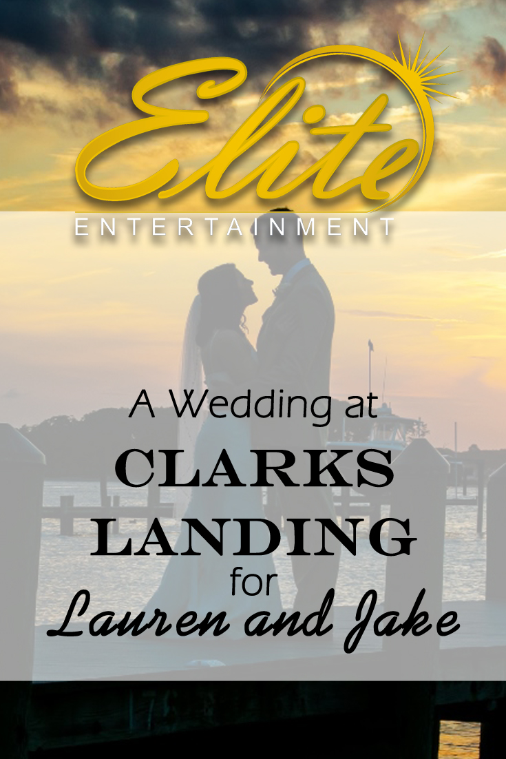 pin - Elite Entertainment - Wedding at Clarks for Lauren and Jake